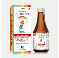HealthBest Kidbest Iron (Haematinic) Syrup, 200ml