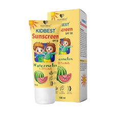 HealthBest Kidbest Sunscreen for Kids - SPF 30 UVA/UVB, 100ml
