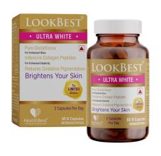 HealthBest Lookbest Ultra White Capsule, 60 Capsules