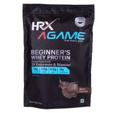 HRX Nutrition AGame Beginner’s Whey Protein - Belgian Chocolate, 907gm