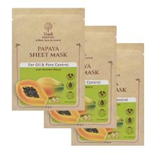 Khadi Essentials Papaya Sheet Mask, 25ml