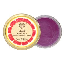 Khadi Essentials Wine Grapefruit Lip Balm For Dry Chapped Lips With Shea butter & Essential Oils, 5gm