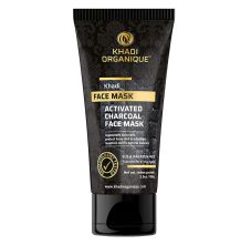 Khadi Organique Activated Charcoal Face Mask, 100gm