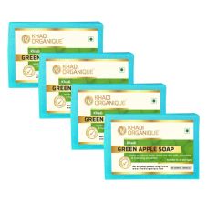Khadi Organique Green Apple Soap - Pack Of 4, 500gm