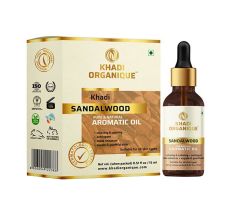 Khadi Organique Sandalwood Essential Oil, 15ml