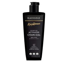 Knightsman Body Wash - Detoxifying Activated Charcoal Bath & Shower Gel, 250ml