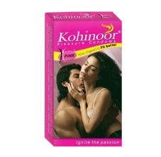 Kohinoor Pink Pleasure Condoms, 10 Pieces