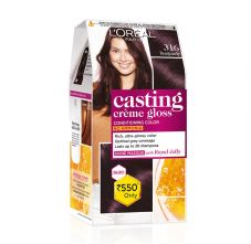 L'Oreal Paris Casting Creme Gloss Hair Color, 316 Burgundy, 87.5g+72ml
