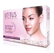 Lotus Radiant Pearl Cellular Lightening & Brightening Skin 4 In 1 Facial Kit, 148gm
