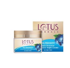 Lotus Herbals Nutranite Skin Renewal Nutritive Night Cream, 50gm