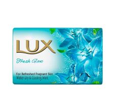Lux Fresh Glow Soap Bar With Water Lily Scent & Cooling Mint, 150gm - Pack of 3