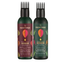 Manestream Fenugrow Hair Fall Treatment Ayurvedic Fenugreek and Onion Hair Oil, Fenurestore Damage Repair Hair Oil with Fenugreek and Aloevera Combo, 200ml