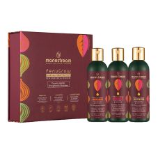 Manestream Fenugrow Ayurvedic Hair Treatment Kit with Fenugreek and Onion for Hairfall Control & Re-growth, 300ml