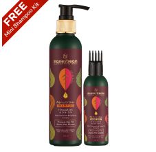 Manestream Fenugrow Hair Fall control Ayurvedic Fenugreek & Onion Shampoo and Hair Oil Combo, 350ml