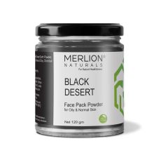 Merlion Naturals Black Desert Face Pack Powder, 120gm