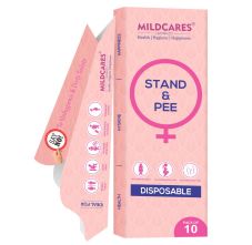 Mildcares 10 Funnels Disposable Female Urination Device for Women, 10 Pieces