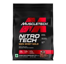 Muscletech Nitrotech 100% Whey Gold Double Rich Chocolate, 450gm