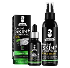Muuchstac Herbal Skin Lightening Oil 30ml with Herbal Face Wash 100ml, Combo