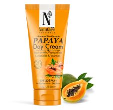 NutriGlow Natural's Advanced Pro Formula Papaya Day Cream SPF 20 PA++, 50gm