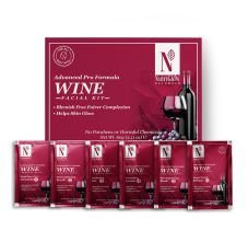 NutriGlow Natural's Advanced Pro Formula Wine Facial Kit, 10gm Each