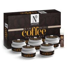 NutriGlow Natural's Raw Irish Coffee Facial Kit With Cocoa Butter And Oatmeal