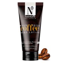 NutriGlow Natural's Raw Irish Coffee Body Lotion To Treat Dull Skin, Lightweight, 100gm