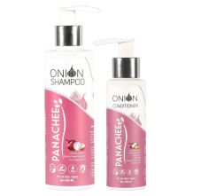 Panachee Hair Fall Control Combo with Onion Extract Shampoo, 200ml + Conditioner, 100ml