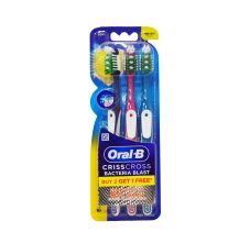 Oral-B Crisscross Bacteria Blast Toothbrush - Buy 2 Get 1 Free, Assorted