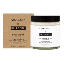 Organic & Botanic Amazonian Berry Shea Butter Body Cream, 100ml