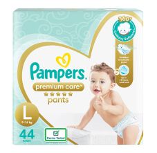 Pampers Premium Care Diaper Pants - Large, 44 Pack