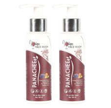 Panachee Face Wash with Grape Vine, Niacinamide, 100ml Each - Pack of 2