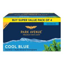 Park Avenue Premium Cool Blue Soap - Pack Of 4, 125gm 
