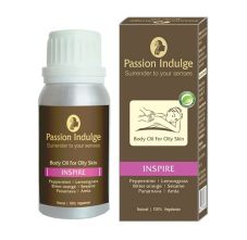 Passion Indulge Inspire Body Oil For Mood Elevation & Oily Skin, 100ml