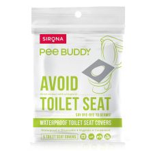 PeeBuddy - Waterproof Toilet Seat Cover, 5 Toilet Sheets