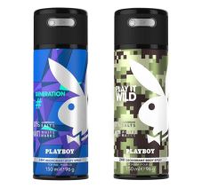 Playboy Generation + Wild Deo New Combo Set - Pack of 2 Men, 300ml