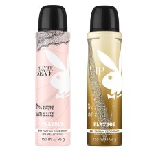 Playboy Sexy + VIP Deo New Combo Set - Pack of 2 Women, 300ml