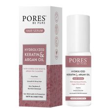 PORES Be Pure Hydrolyzed Keratin & Argan Hair Oil With Olive Oil, 100ml