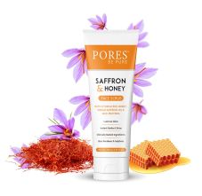 PORES Be Pure Saffron & Honey Face Scrub, 100gm