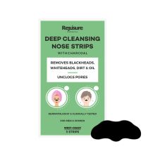Rejusure Deep Cleansing Nose Strips with Charcoal, 5 Strips