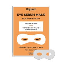 Rejusure Eye Brightening Serum Mask Reduces Fine Lines For Men & Women, 1 Mask, Pack of 2