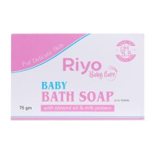 Riyo Baby Riyo Baby Bath Soap - Almond Oil & Milk Protein, 75gm