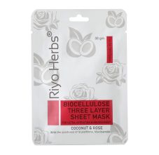 Riyo Herbs Bio-Cellulose Three Layer Sheet Mask, 30gm