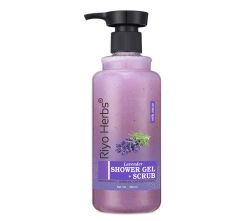 Riyo Herbs Lavender Shower Gel + Scrub, 300ml