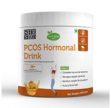Sheneed Plant Based Pcos Hormonal Drink Of 16+ Nutrients To Relieve Pcos-Pcod Symptoms-Women-Vegan, 300gm