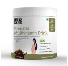 Sheneed Prenatal Multivitamin Drink For Pregnancy 21+Essential Nutrients For Baby'S Growth- Vegan, 300gm