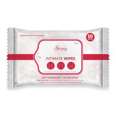 Sirona Intimate Wet Wipes 10 Wipes (1 Pack - 10 Wipes Each)