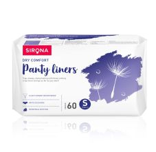 SIRONA Ultra-Thin Premium Panty Liners (Regular Flow) , 60 Counts, Small