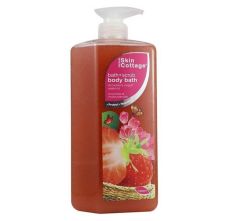 Skin Cottage Body Bath Scrub Strawberry Yoghurt Essence, 1000ml