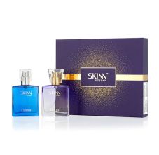 Skinn by Titan Verge and Sheer Perfumes for Men and Women, 50ml (Pack Of 2)