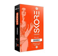 Skore Orange Condoms, 1 Pack (10pcs)